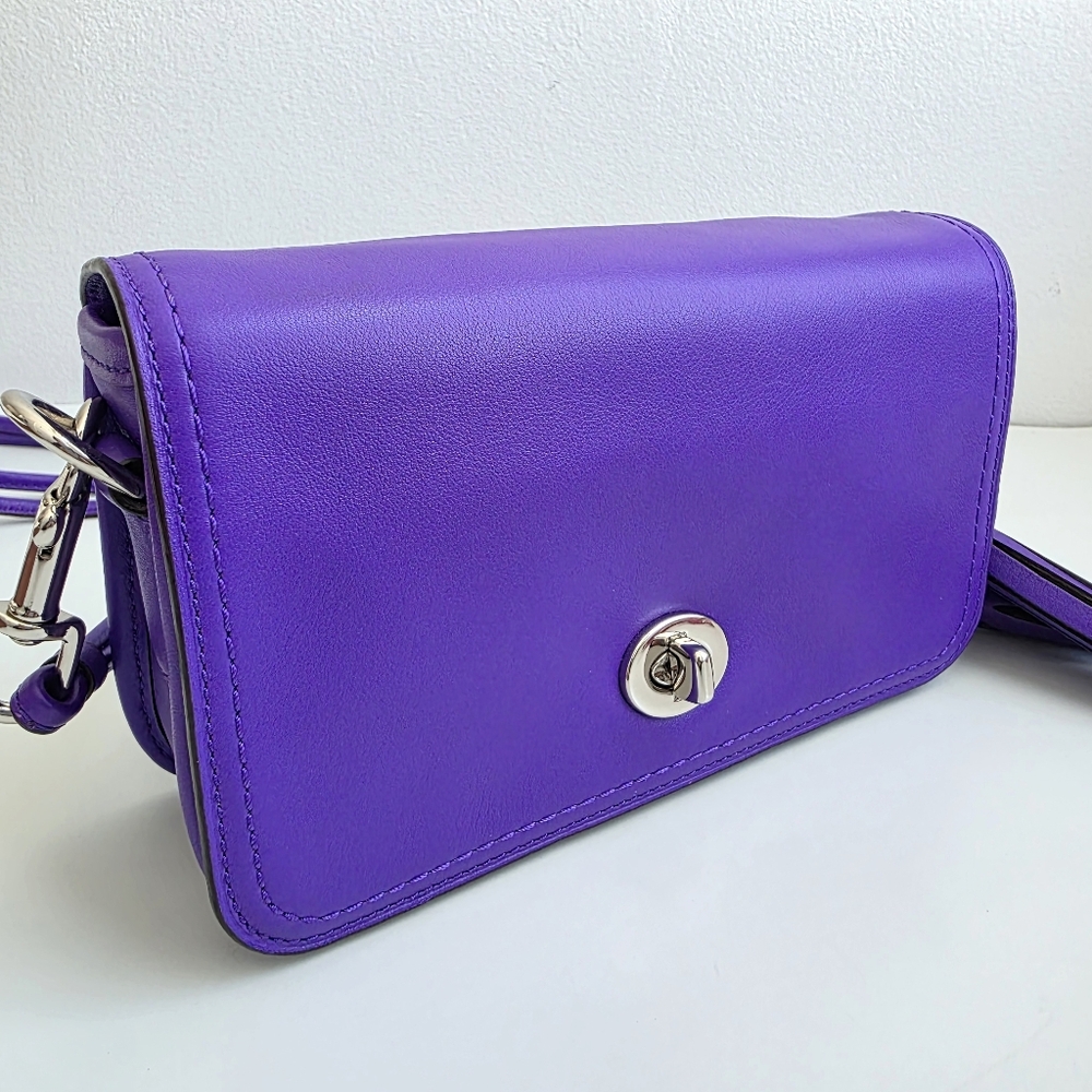 NEW Coach Legacy Penny Crossbody Bag in Ultraviolet - Picture 2 of 15